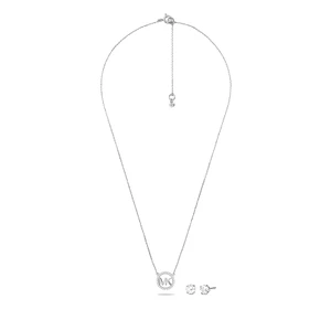 Strieborný náhrdelník a náušnice Michael Kors