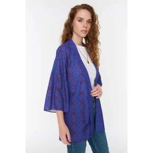 Trendyol Kimono & Caftan - Navy blue - Regular fit