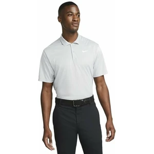 Nike Dri-Fit Victory Mens Golf Polo Light Grey/White L