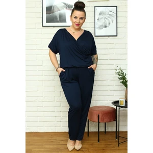 Női overál Karko Karko_Jumpsuit_Q095_Navy_Blue