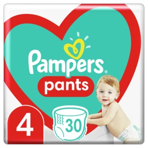 PAMPERS Plenkové kalhotky Pants vel. 4, 30 ks, 9-15 kg