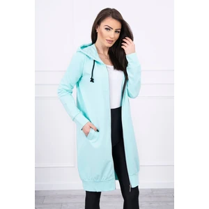 Hooded dress with a hood mint