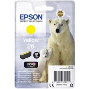 Náplň do tlačiarne Epson T2614, 26 C13T26144012, žltá