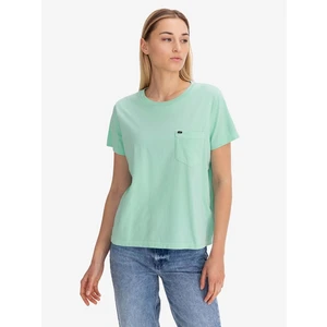 Lee Tričko Garment Dyed Tee Summer Mint - Dámské