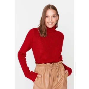 Trendyol Sweater - Red - Regular fit