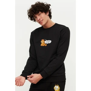 Trendyol Sweatshirt - Black - Regular fit