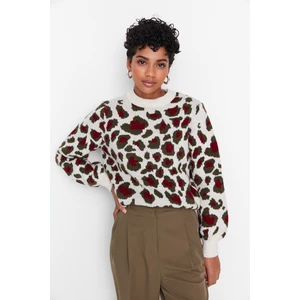 Trendyol Sweater - Burgundy - Regular fit