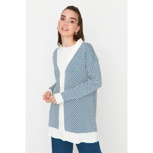 Trendyol Cardigan - Navy blue - Relaxed fit