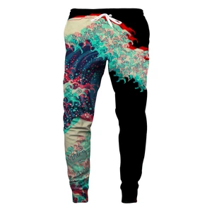 Aloha From Deer Unisex's Great Wave 3D Sweatpants SWPN-PC AFD596