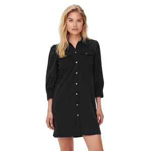 ONLY Dámske šaty ONLFELICA Relaxed Fit 15227104 Washed Black L