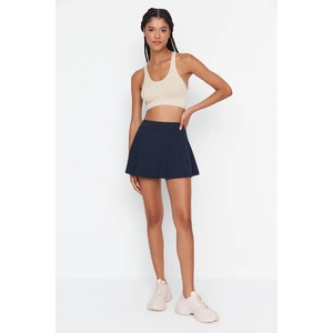 Trendyol Shorts - Navy blue - High Waist