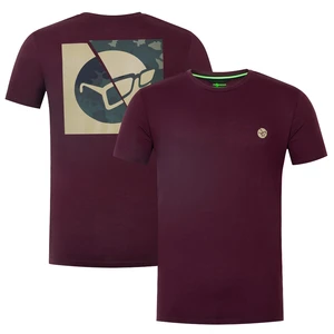 Korda tričko le split tee burgundy - xxl