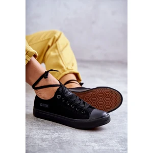 Women's Low Material Sneakers Big Star KK274009 Black