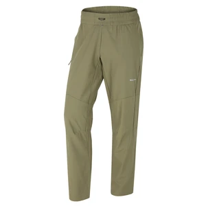 Husky Speedy Long M L, tm. khaki Pánské outdoorové kalhoty