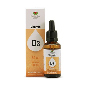 EkoMedica Czech Vitamín D3 v kapkách 30 ml