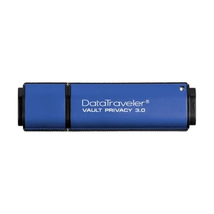 USB kulcs Kingston DataTraveler Vault Privacy 3.0, 16GB, AES 256-bit titkosított, USB 3.0 - sebesség 165MB/s (DTVP30/16GB)