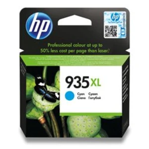 Cartridge HP 935XL, 825 stran (C2P24AE) modrá Originální inkoustové kazety HP s vysokou výtěžností mají složení umožňující stálý tisk barevných dokume