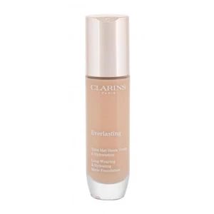 Clarins Dlhotrvajúci hydratačný make-up s matným efektom Everlasting (Long-Wearing & Hydrating Matte Foundation ) 30 ml 108.3N