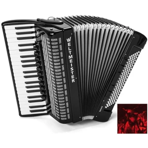 Weltmeister Saphir 41/120/IV/11/5 Roșu Acordeon cu clape