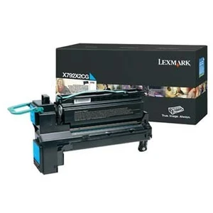 Lexmark X792X2CG azurový (cyan) originální toner