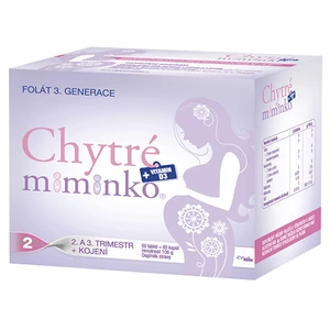 OnaPharm Chytré miminko methylfolát 2 s DHA, 60 tablet + 60 kapslí