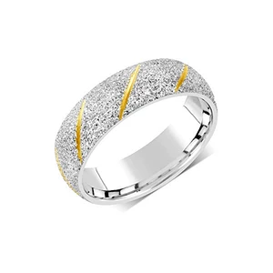 Silvego Snubný prsteň pre mužov aj ženy z ocele RRC22799 65 mm