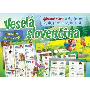 Veselá slovenčina -- Vybrané slová, Obrovský plagát vnútri