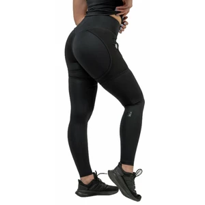 Nebbia High Waist Leggings INTENSE Mesh Black M Fitness kalhoty