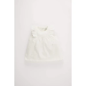 DEFACTO Baby Girl Poplin Short Sleeve Shirt