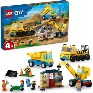 Vozidla ze stavby a demoliční koule - Lego City (60391)