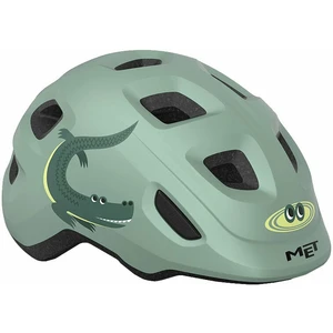 MET Hooray Teal Crocodile/Matt S (52-55 cm) Casco da ciclismo per bambini