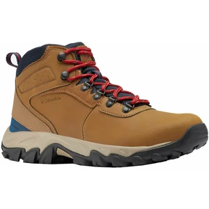 Columbia Men's Newton Ridge Plus II Waterproof Hiking Boot Light Brown/Red Velvet 45 Scarpe outdoor da uomo