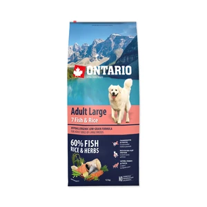 Ontario Adult Large Fish & Rice 12kg