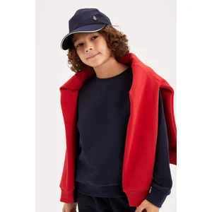 DEFACTO Boys Regular Fit Crew Neck Reversible Sweatshirt