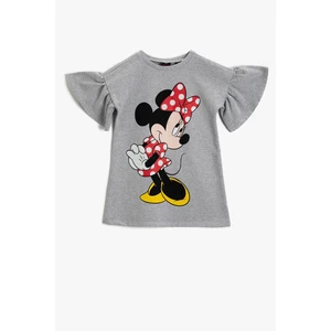 Koton Minnie Mouse Licensed Printed Dress Short Sleeve