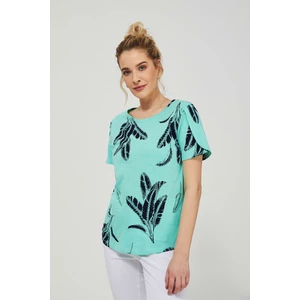 T-shirt with print Moodo - mint