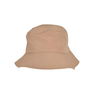 Beige cap with elastic bucket