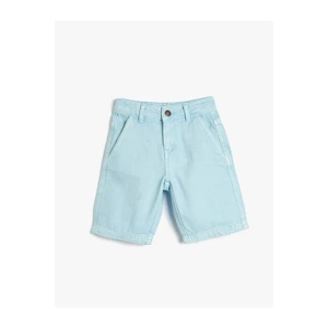 Koton Denim Shorts With Pocket Cotton