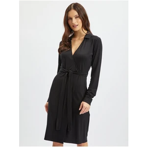 Orsay Black Ladies Wrap Dress - Women