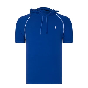 T8570 DEWBERRY HOODED MEN'S T-SHIRT-PLAIN SAKS