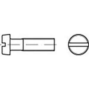 Šrouby s válcovou hlavou TOOLCRAFT TO-6852681, N/A, M6, 10 mm, ocel, 200 ks