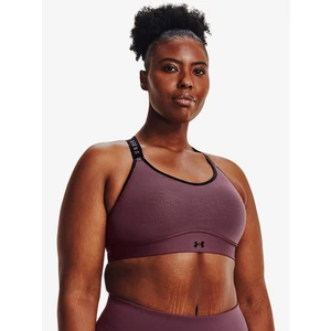 Under Armour Infinity Mid Bra Dámská sportovní podprsenka 1351990-554 Ash Plum M