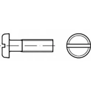 Skrutky s plochou hlavou TOOLCRAFT TO-6866808, N/A, M6, 25 mm, Ušlechtilá ocel V4A , 100 ks