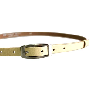 Penny Belts Dámský kožený opasek 15-2-02 beige 95 cm