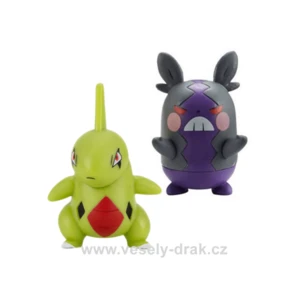 BOTI Pokémon akčná figúrka Larvitar a Morpeko 5 cm