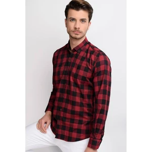 Camicia a quadri da uomo dewberry G665