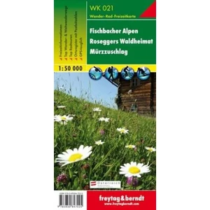 WK 021 Fischbacher Alpen, Roseggers Waldheima, Mürzzuschlag 1:50 000/mapa