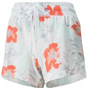 Puma W Nassau Short Bright White/Hot Coral L