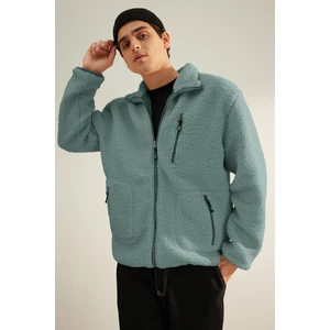 Trendyol Limited Edition Mint Regular Fit Welsoft Plush Coat