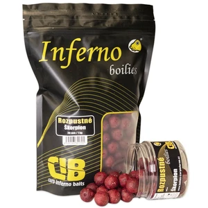 Carp inferno rozpustné boilies hot line škorpion - 300 ml 20 mm